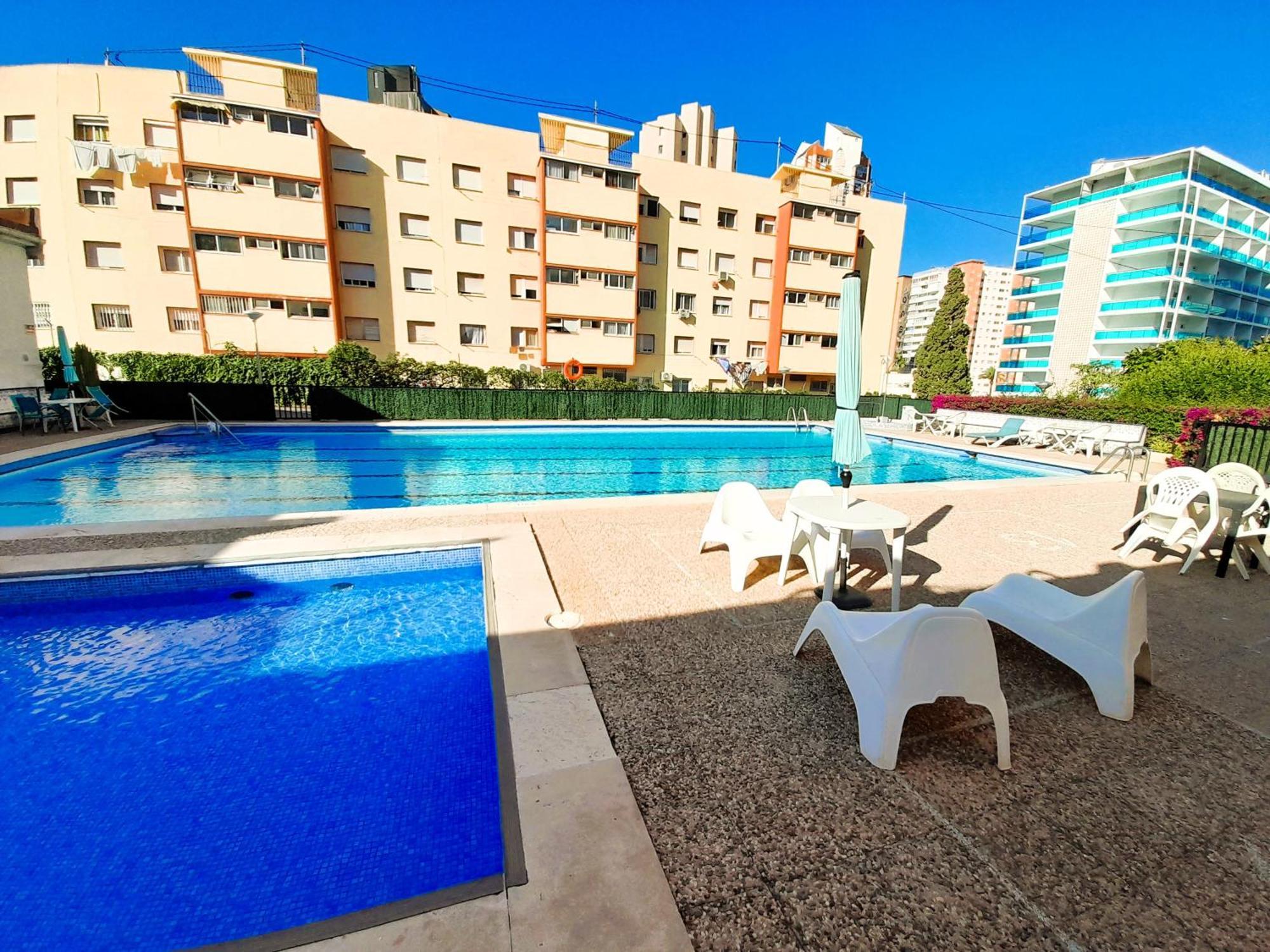 Apartment Sea View In Rincon De Loix- Free Parking, Pool, Wi-Fi, New Air Conditioning Benidorm Exterior photo